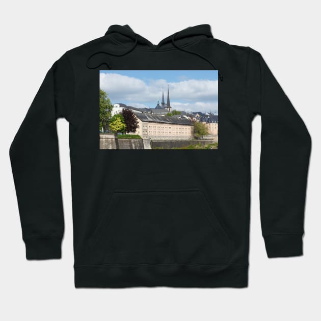 EU; Europe; Luxembourg; Luxembourg; City; Cathedral; Church; old town Hoodie by Kruegerfoto